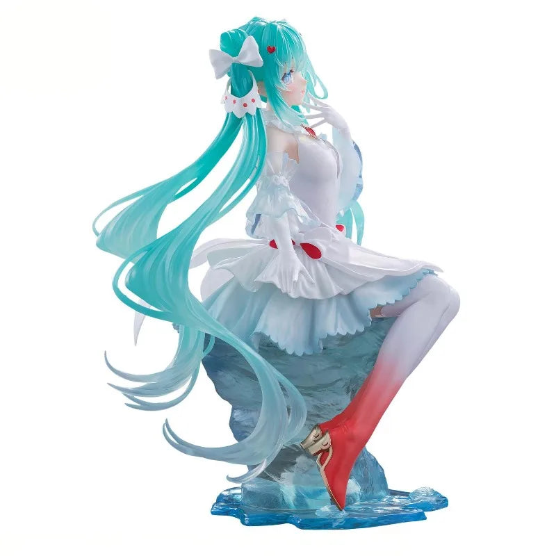 BANDAI miku BPEV EVOLVE Sea Angel 100% Original genuine 180mm PVC Action Anime Figure Model Toys Figure Collection Doll Gift