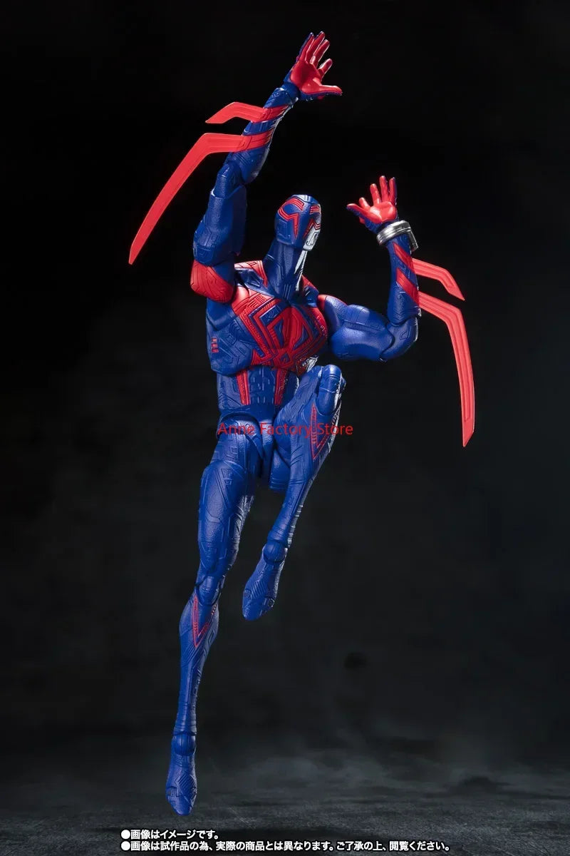 In Stock Original SH Figuarts SHF SpiderMan 2099 Spider Man Across The Spider Verse Action Figures Collectible Toy Figura Gift