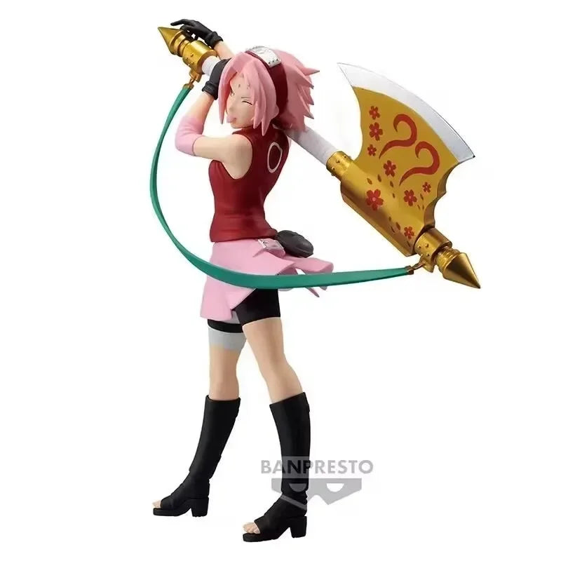 Original Bandai Shfiguarts Naruto Haruno Sakura Narutop99 Edition Actionfigur Anime Modell Spielzeug Ninjia Ornamente Figur Geschenke