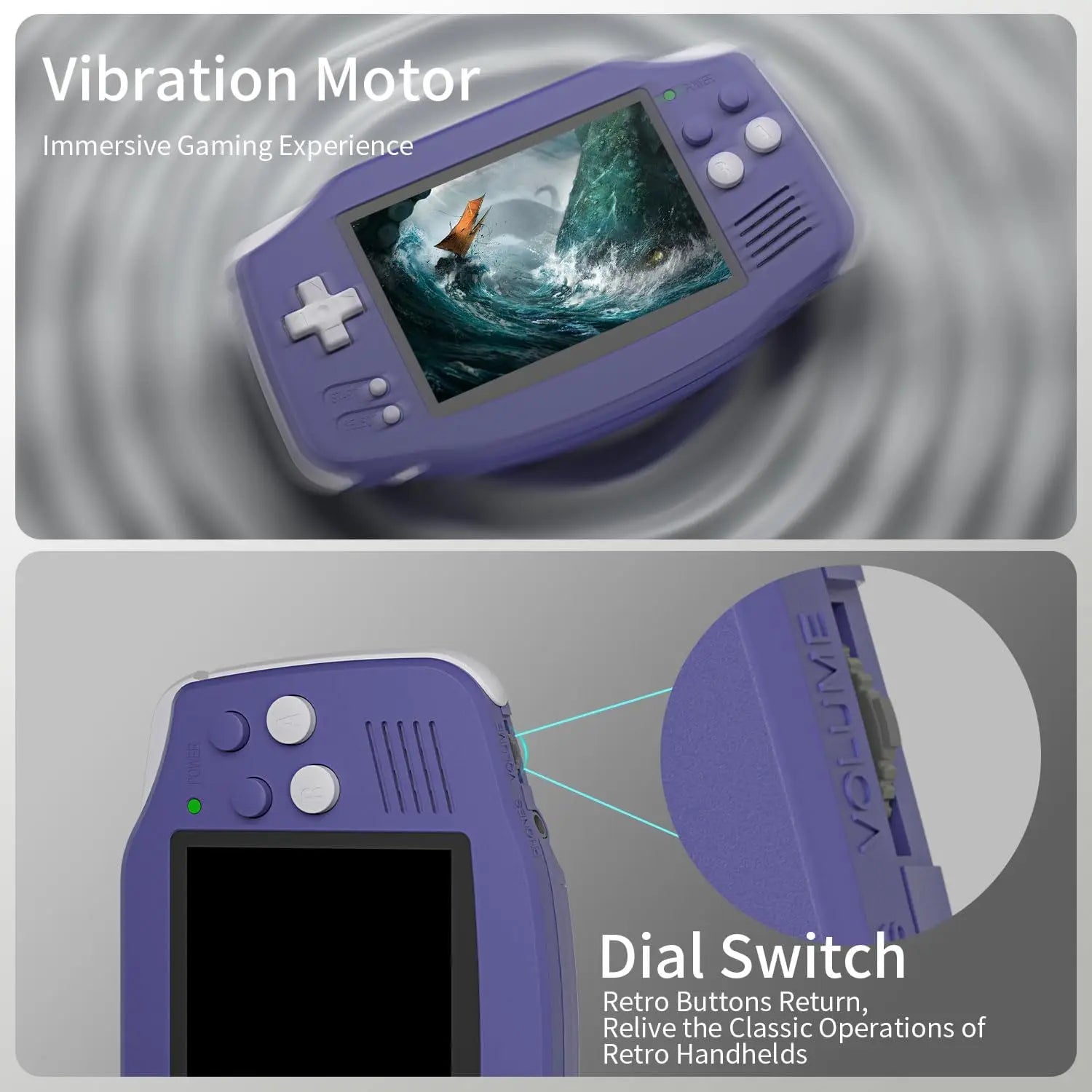 ANBERNIC RG34XX Retro Video Game Player 3.4" IPS Screen 32G Linux 64-bit System 5G WiFi Bluetooth HD TV Handheld Game Console