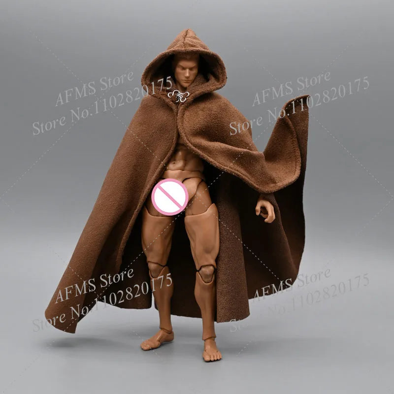 1/12 Scale Collectible Figure Anime Hero Cloak Battle Damage Edition Cloak Knight Clothes Fit 6" Action Figure Soldier Body