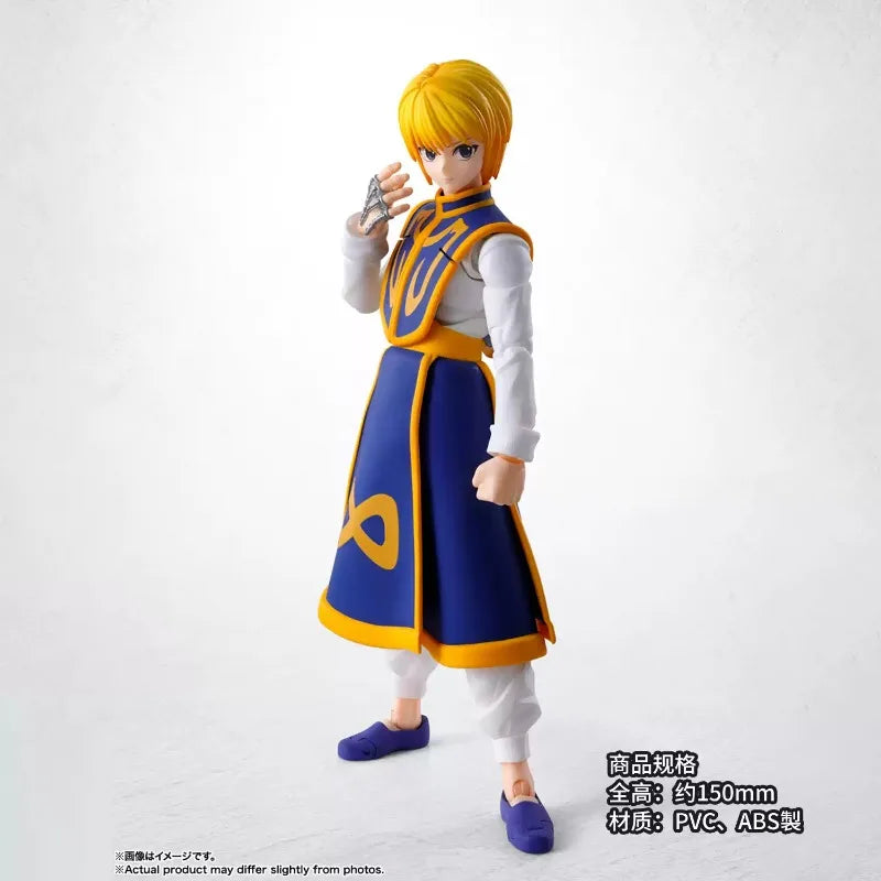 In Stock Original Genuine Bandai S.H.Figuarts Kurapika Hunter × Hunter Action Figure Assemble Toy Collectible Model
