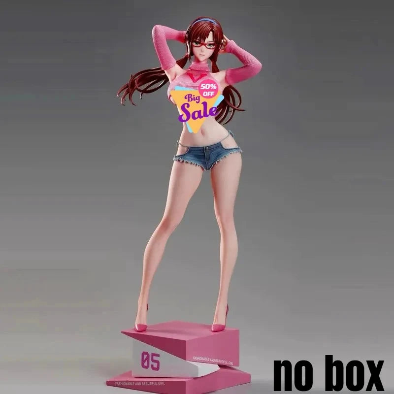 In Stock Summer Girlfriend Series Mari Statue Makinami Makinami Rei Ayanami Set Anime PVC Figure Model Collect Desktop Toy Gift