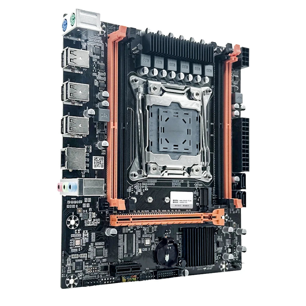 MOUGOL X99 Gaming Motherboard Kit with Intel Xeon E5 2680 V4 & DDR4 8Gx2 2133MHz Dual Channel ECC RAM M.2 NVME for Desktop PC