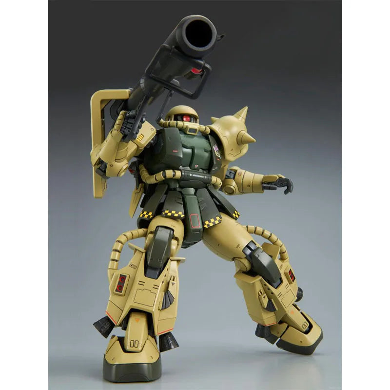 Bandai Original MG ZakuⅡ High Mobility Test Type  MS-06R-1 1/100 Anime Action Figure Assembly Model Toys Gifts For Children
