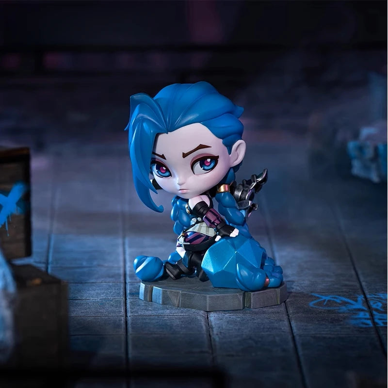 Lol League Of Legends Arcane Jinx Anime Game Chibi Figure Q Version Ornaments Game Peripherals