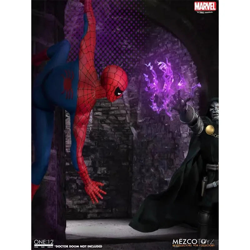 Original Mezco The Amazing Spider Man Deluxe Edition One:12 6 Inch In Stock Anime Action Collection Figures Model Toys