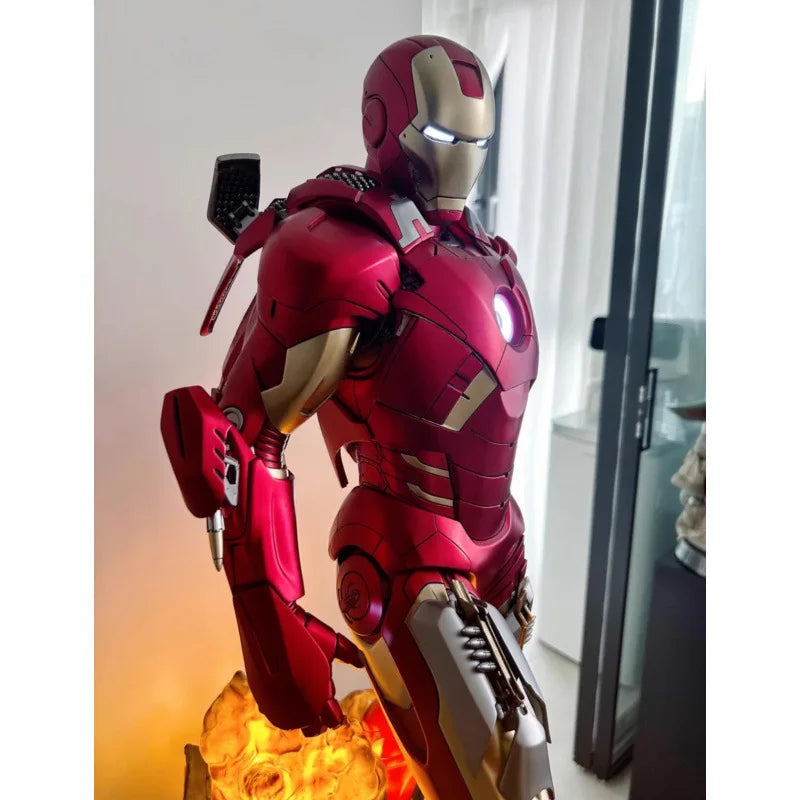 Marvel 1/3 Scale Iron Man MK7 Statue 89CM  High Quality GK Resin Full Body Model  Large Collectible Figure