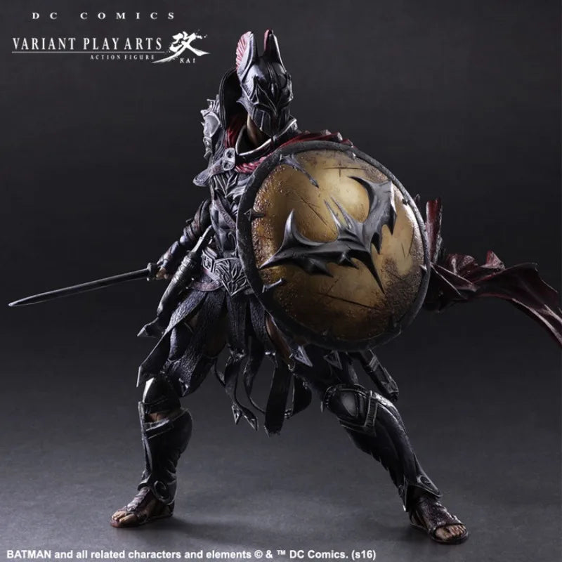 Fondjoy 2nd Batman Spartan Warrior Action Figure VARIANT Joints Movable PVC Collection Model Doll Anime Figures Play Toys Gifts