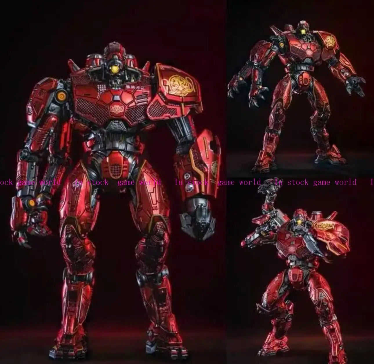 In Stock LINGJIHUN Pacific Rim Crimson Typhoon 19cm Movable Action Figure - Collection Model Boy Gift