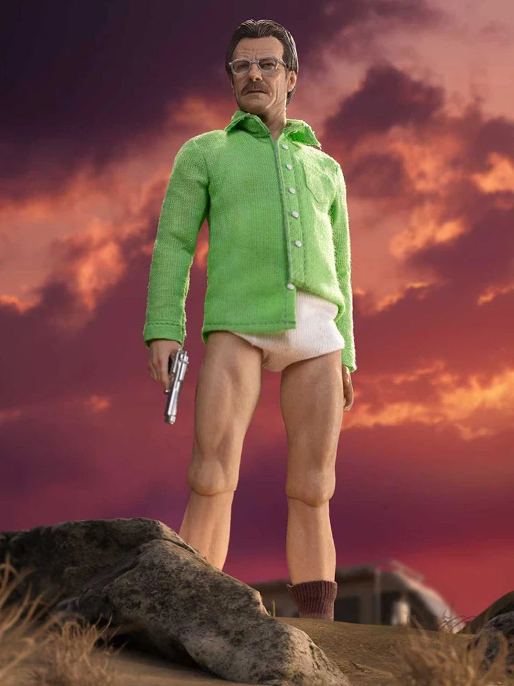 Manipple Studio M087 1/12 Breaking Bad Old White Cloth Action Figure I Am The One Who Knocks Scene Ornament 6inch Soldier Model