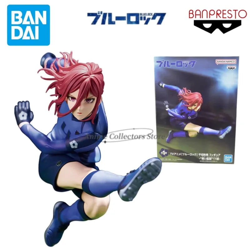 Original Bandai BLUE LOCK Nagi Seishiro Rin Itoshi Isagi Yoichi Itoshi Sae Chigiri Hyoma Shidou Ryuusei Anime Action Figure Toys