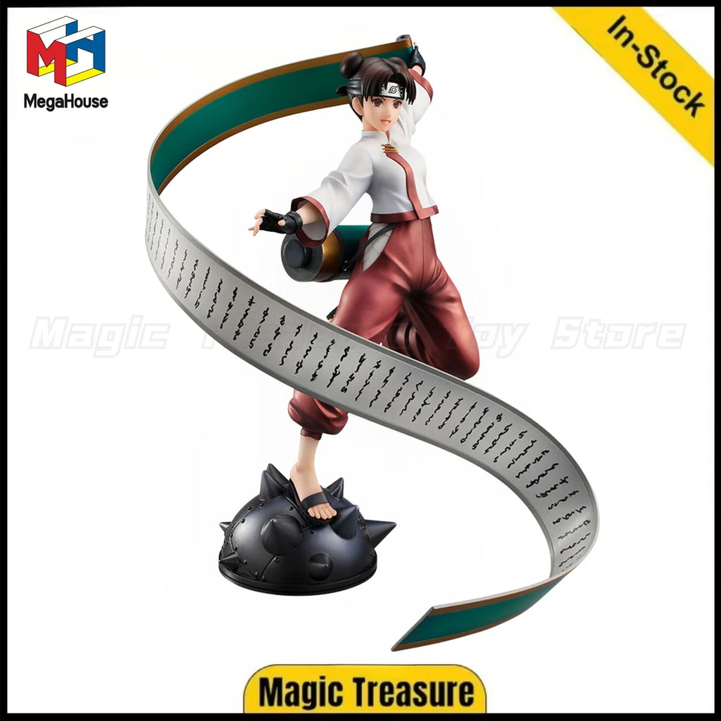 【In Stock】Original MegaHouse GALS NARUTO Tenten Figures Toys Ornaments Gifts