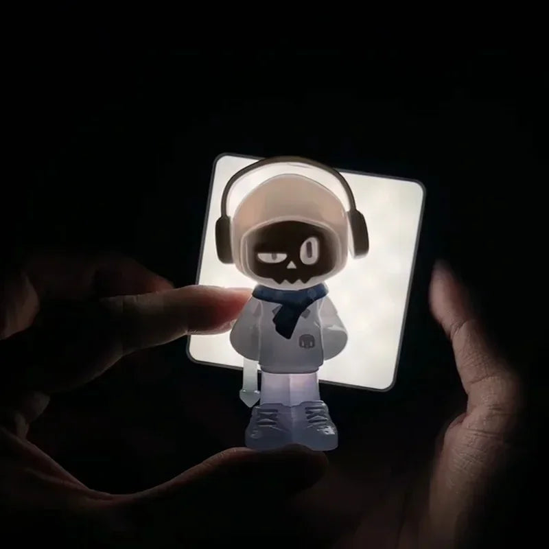Mr.Bone Mini 2 Generation Time Traveler Series Caixa Caja Dolls Gift Anime Action Figure Toys Desktop Ornament