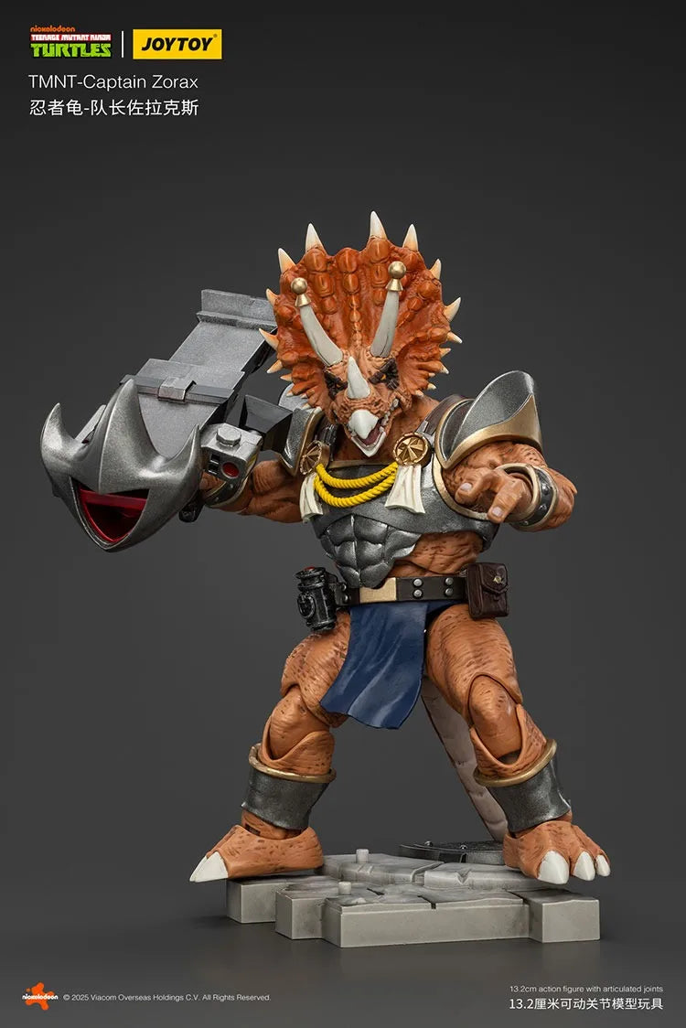 JOYTOY TMNT-Captain Zorax Actionfigur Puppensammlung Dekoration Geschenk Originalmodell Sammeln Spielzeug