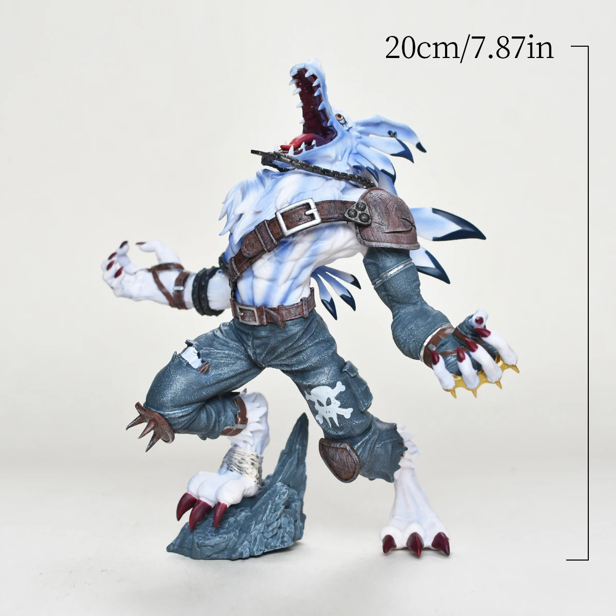 Anime Digimon Adventure Figure Were Garurumon Action Figure Pvc Statue Desktop Ornament Collection Model Toys Gifts