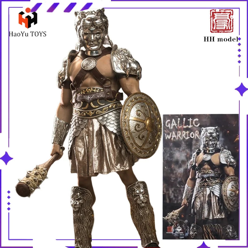 HHMODEL X HAOYUTOYS Original 1/6 Hunting Ground Fighter Gaulish Warrior Finished Product Mobile Doll Soldier Model Toy Gift