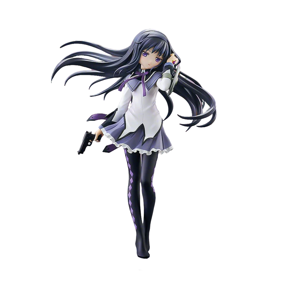 Anime Puella Magi Madoka Magica Figur 17cm Akemi Homura Action Figural Pvc Modell Kawaii Dekoration Puppe Kinder Spielzeug Geburtstagsgeschenk
