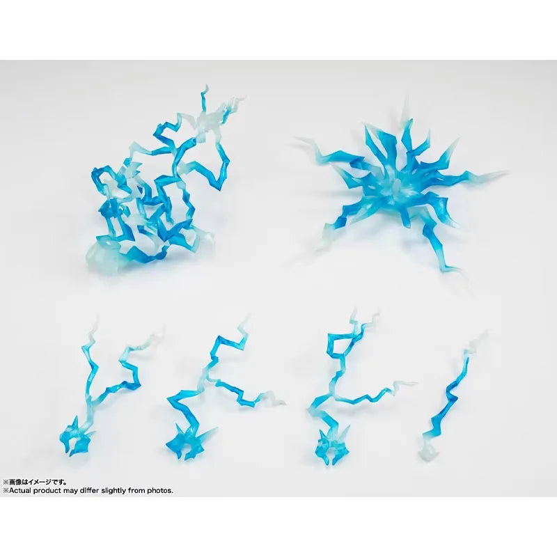 Bandai Genuine Model Kit S.H.Figuarts Effect Thunder Blue Ver. Anime Special Effects Character Decoration Kit Toys for Gifts