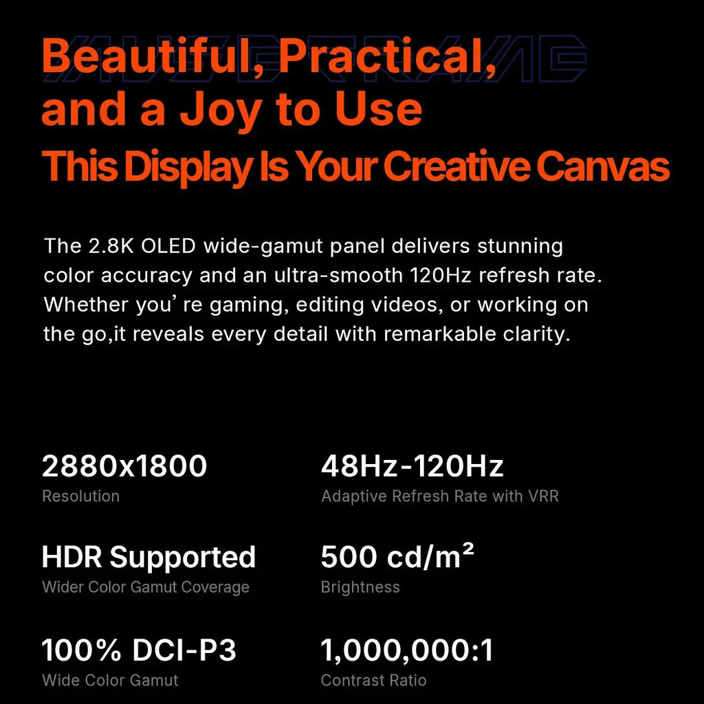 New AMD Ryzen AI Max+395 One XPlayer Super X 14-Inch 2.8K AMOLED 60/120HZ display Gaming tablet-laptop hybrid Fingerprint unlock