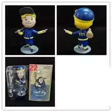 2025 Bobblehead Cute Vault Boy Full Set Figure Toys Anime Action Figure Statue Collection Model Doll Room Ornament Toys Kids Gif