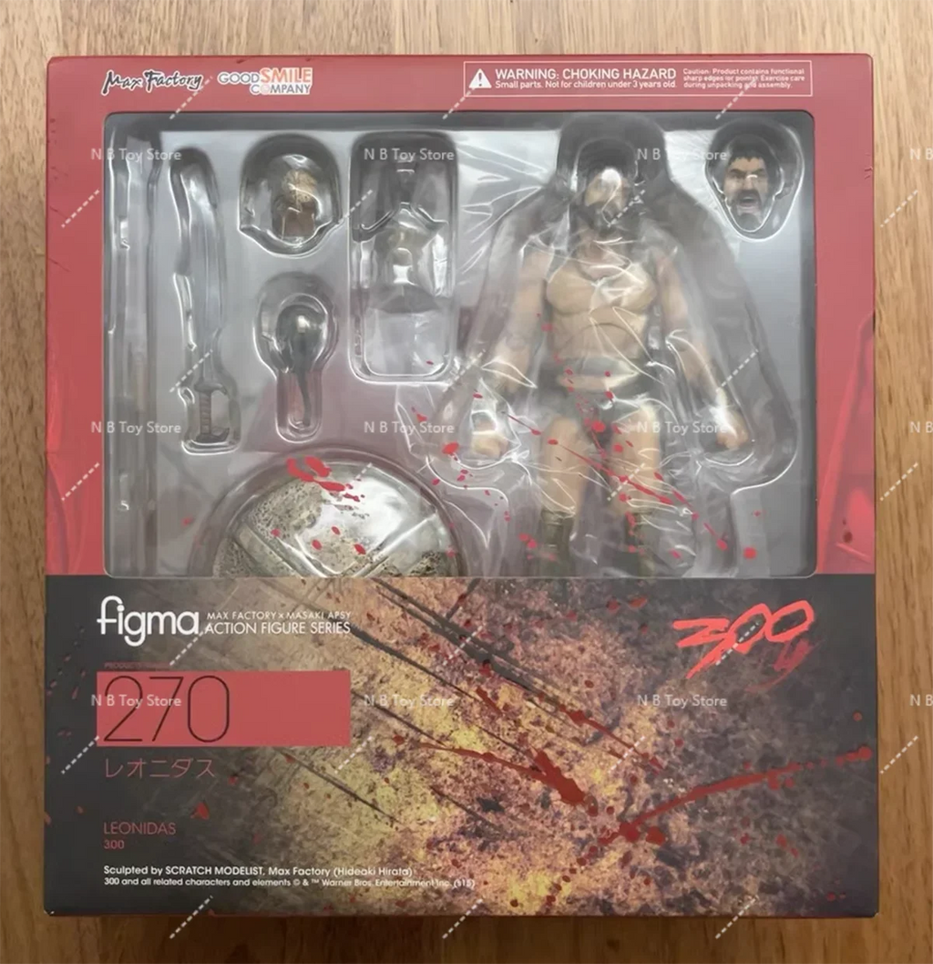 Original Max Factory 270 Sparta 300 Krieger Leonidas Figur PVC Actionfigur Spielzeugmodell 16 cm