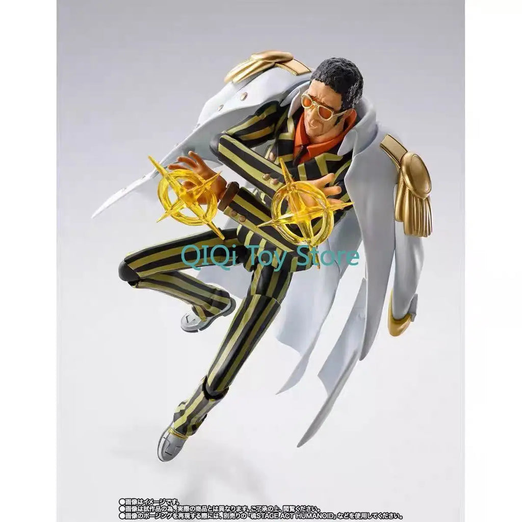 in stock Bandai SHF Admiral Huang Ape Porusalino Egg Head Island Soul Limit Boy's gift model