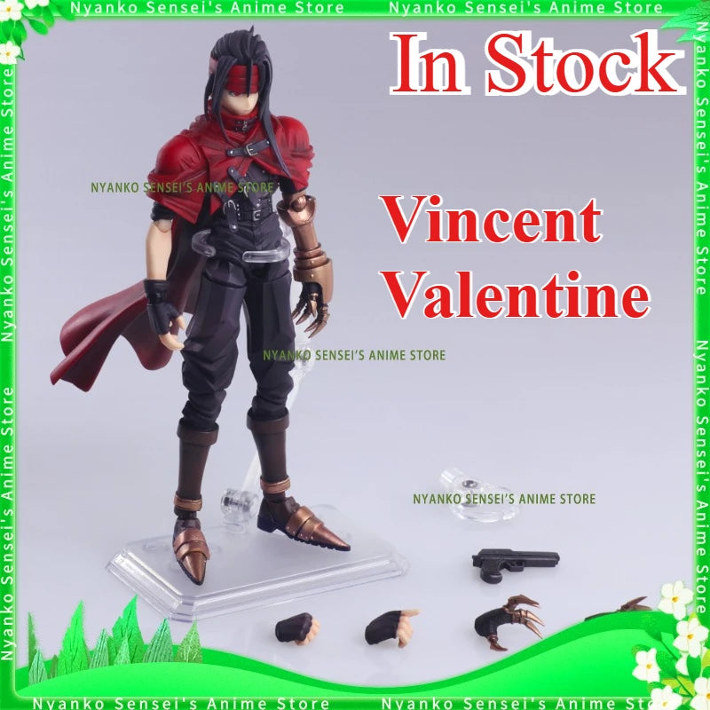 In Stock Square Enix Final Fantasy VII BRING ARTS Vincent Valentine Action Figure Anime Models Toy Doll Gift Hobby Collectible