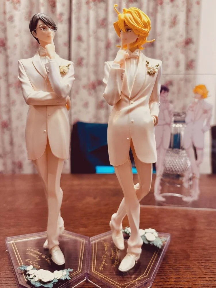 Level Doukyusei Sajou Rihito Kusakabe Hikaru Wedding Suit Anime Action Figures Collectible Model Toys