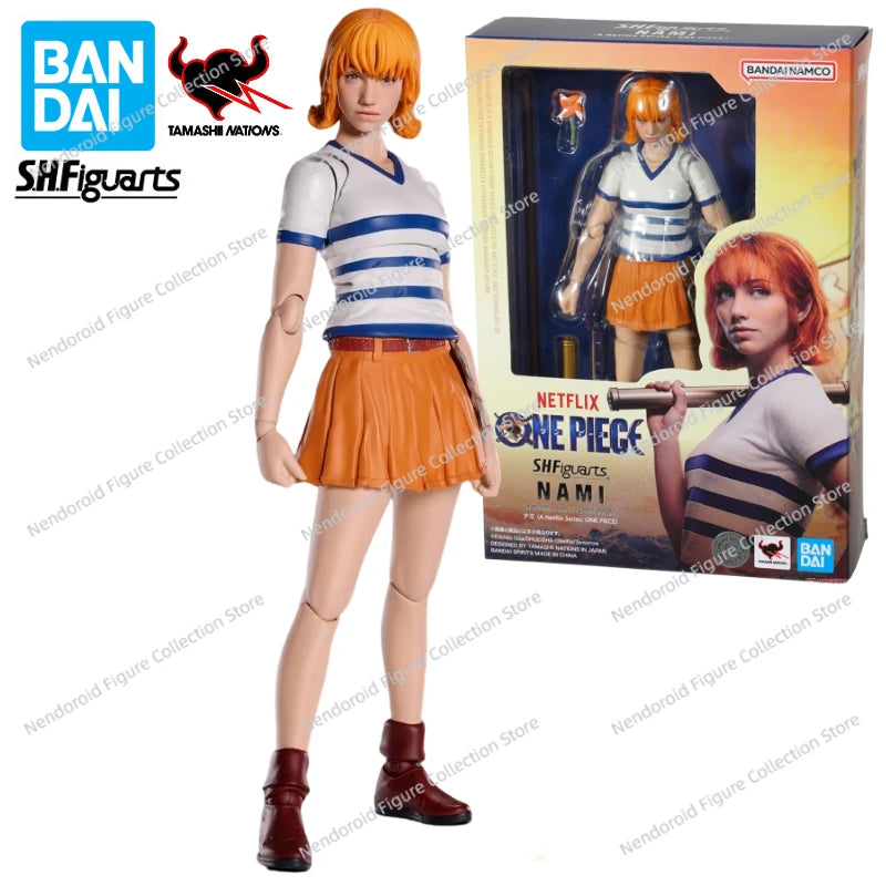 100% Original In Stock Bandai S.H.Figuarts SHF Nami Live-action Version Anime Action Figure Toy Gift Model Collection
