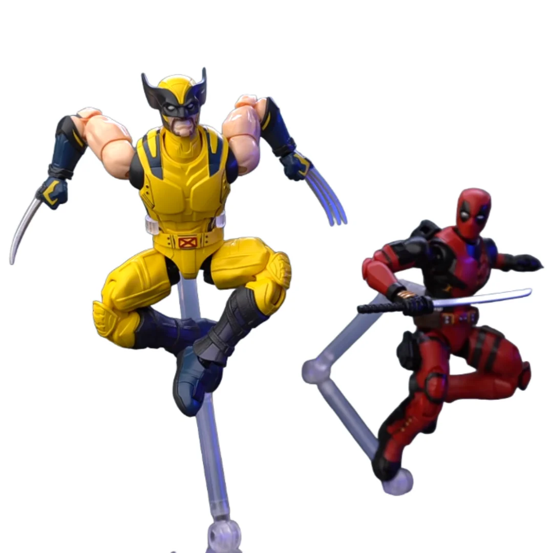 Blokees Marvel Heroes Building Blocks Set Deadpool Wolverine Captain America Iron Man Action Figure Models Construction Toy Gift