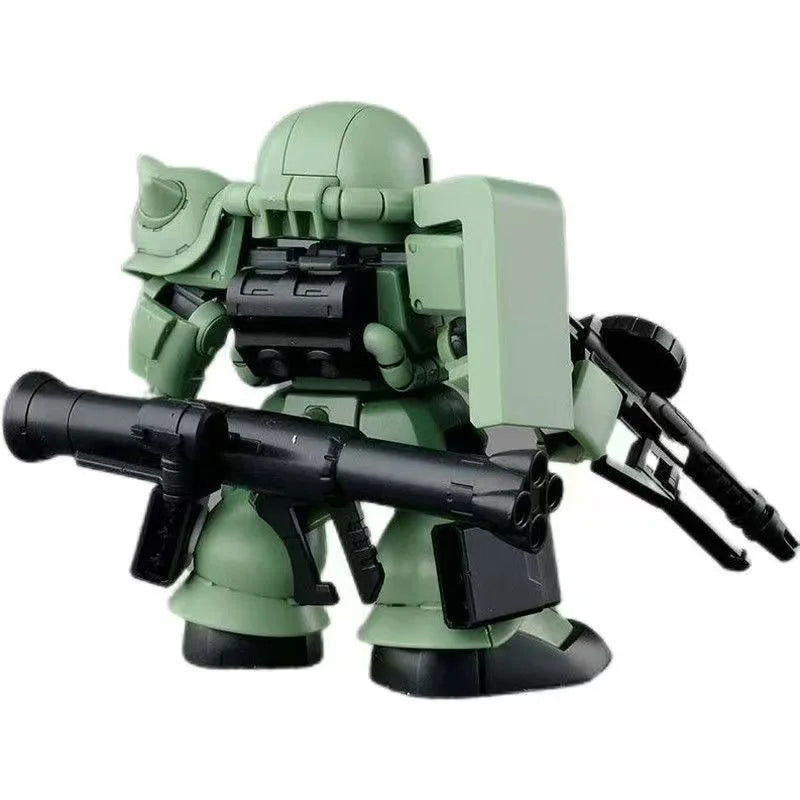 2026 Cute Assembly Model Toy Zaku Ii Mass Production een Version Q Version Mobile Suit Robot Model Kit for Ages 8 And above Gift