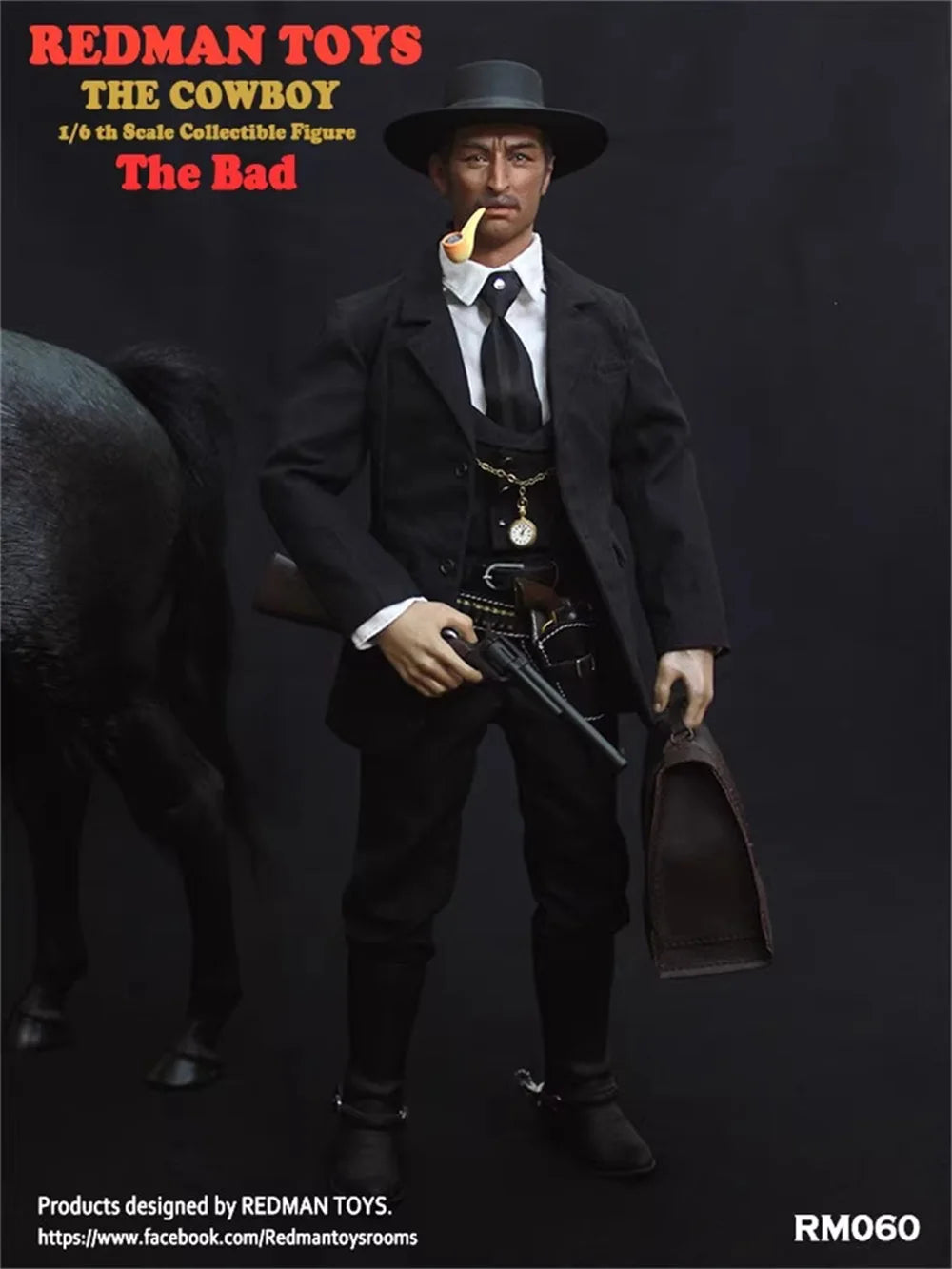 REDMAN RM060 The Bad US. West Cowboy Mayor of Tombstone Town No Horse Full Set Action Figure Gift For Fans Collectable 1/6