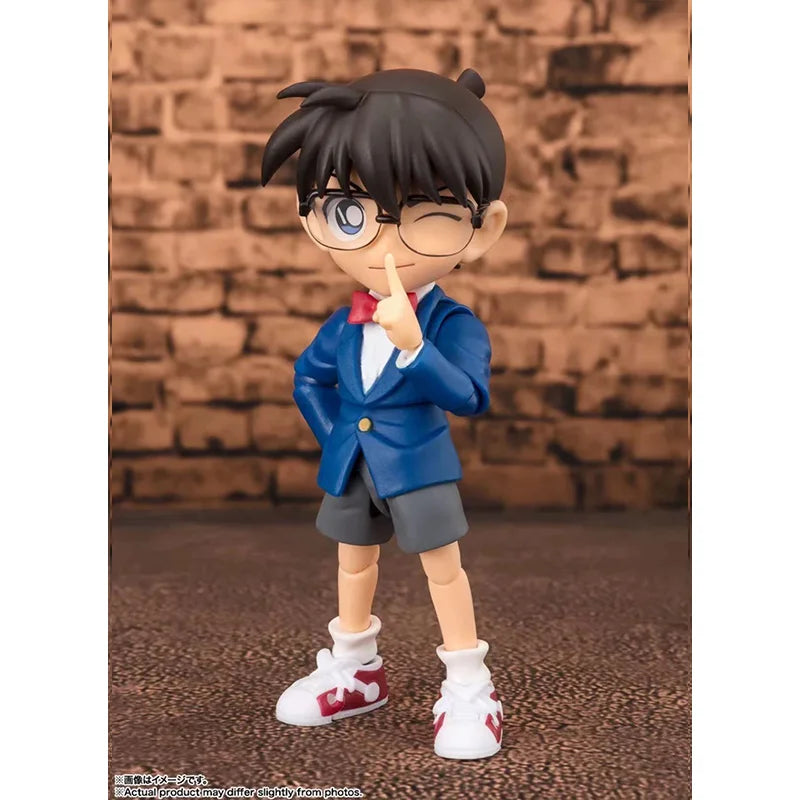 100% Original BANDAI S.H.Figuart SHF Conan Edogawa Resolution Part Detective Conan In Stock Anime Action Collection Figures Toys