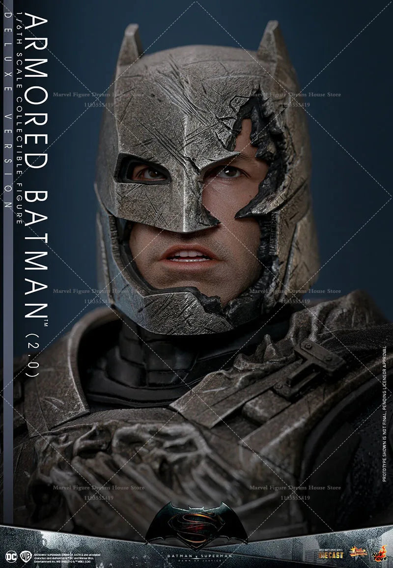 1/6 Scale Wayne Heavy Armor Alloy 12-inch Full Set Action Figure Soldier Height About 33CM HOTTOYS HT MMS742D62 2.0 Normal Ver