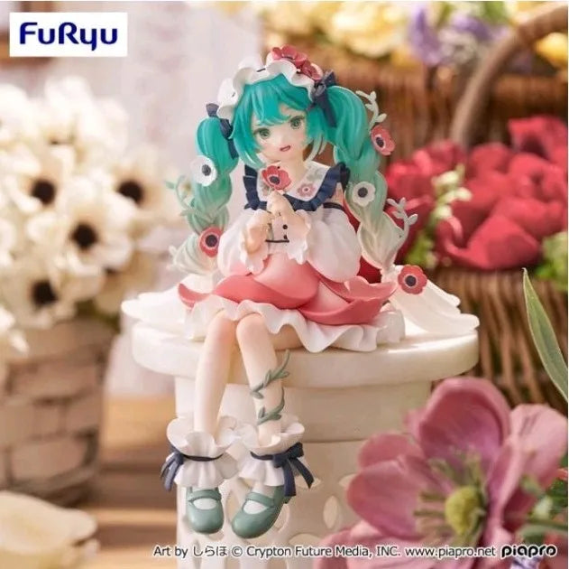Judai Original FuRyu Noodle Stopper Figure Hatsune Miku Flower Fairy ANEMONE PVC Action Figure Model Toys