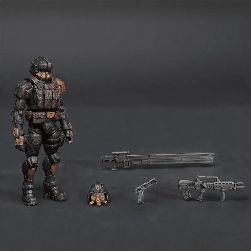 FAV-A143 1/18 Scale Action Figures Acid Rain War A144 Super Skeleton Desolate P5 Model for 3.75-inch Soldier Collection Dolls