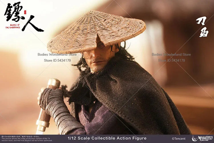 In Stock Nottaa 1/12 Scale Male Soldier Daoma Anime BLADES OF THE GUARDIANS 6inch Action Figure Doll Collection