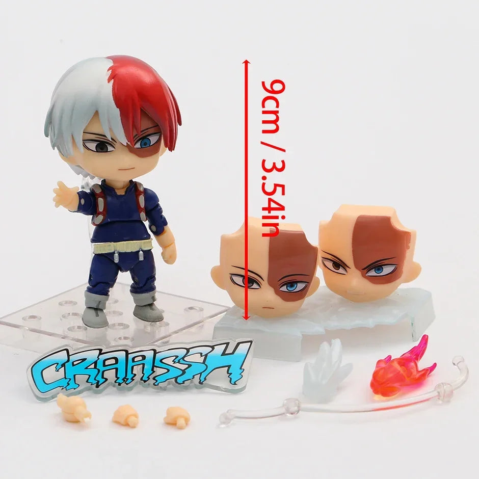 Bakugo Katsuki 705 Izuku Midoriya 686 Todoroki Shoto 1112 Cute Action Figure Face Changeable Collection Model Doll Gift