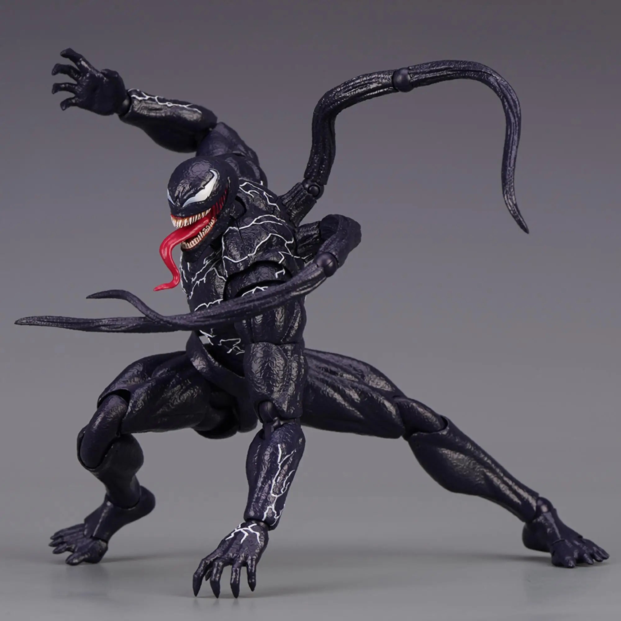 20cm Marvel Venom Shf Legends Action Figure Joint Movable Toys Change Face Statue Model Doll Collectible For Toy Gift