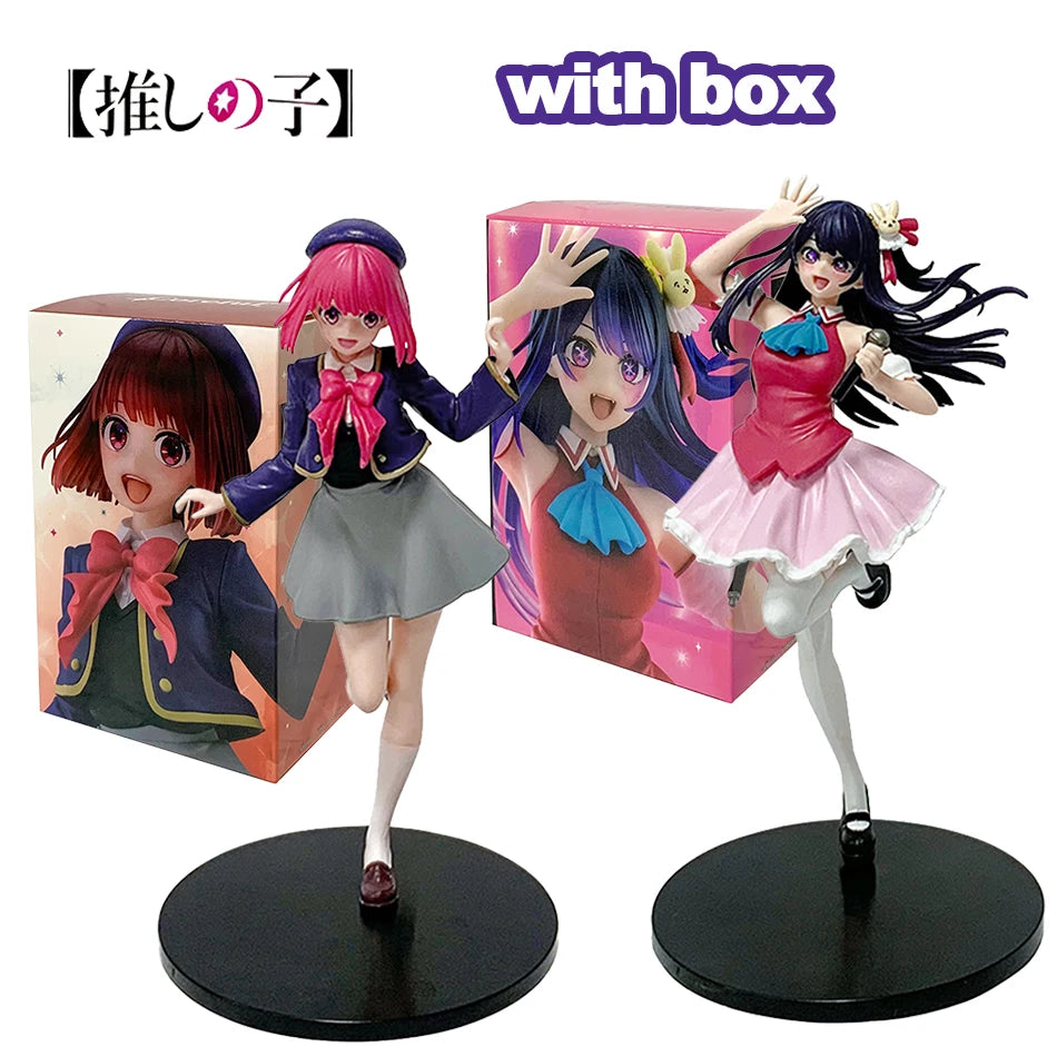 19cm Anime Oshi No Ko Figures Hoshino Ai Figures Hoshino Ruby/Rubii Arima Kana PVC Models Collection Ornaments Toys Gifts