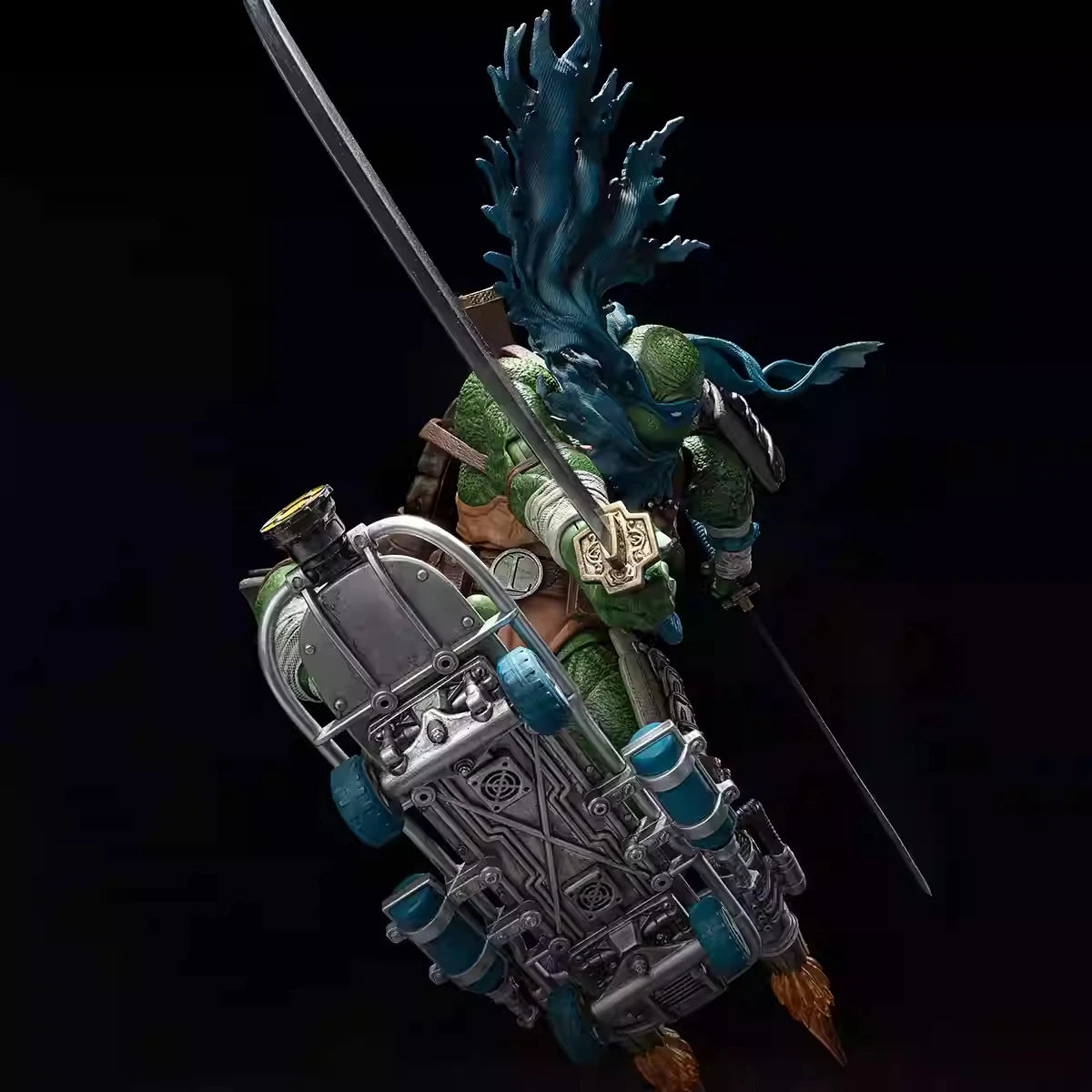 HEATBOYS Ninja Turtles Action Figure TMNT Leonardo Anime Figurine Joint Movable Model Collection Desktop Ornament Toys Kids Gift