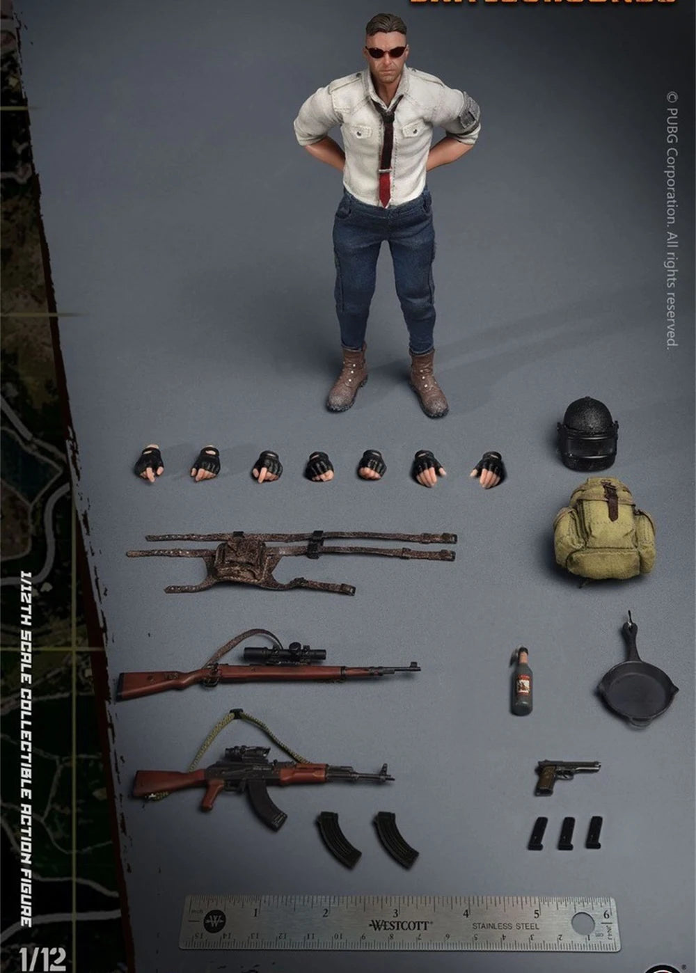 SoldierStory SSG-001 1/12 Male Soldier Story Series PUBG Standard Edition Full Set 6'' Action Figure Model Toy In Stock