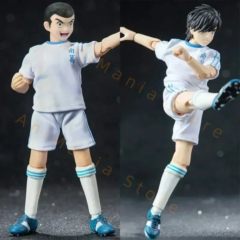 Captain Tsubasa Anime Action Figure Series GT Dasin Models including Genzo Wakabayashi Kojiro Hyuga Misugi Hikaru Matsuyama Ishi