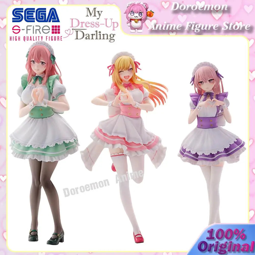 In Stock Original Sega S-Fire My Dress-Up Darling Kitagawa Marin Inui Sajuna Inui Shinju Lovely Maid Ver. Kawaii Anime Figures