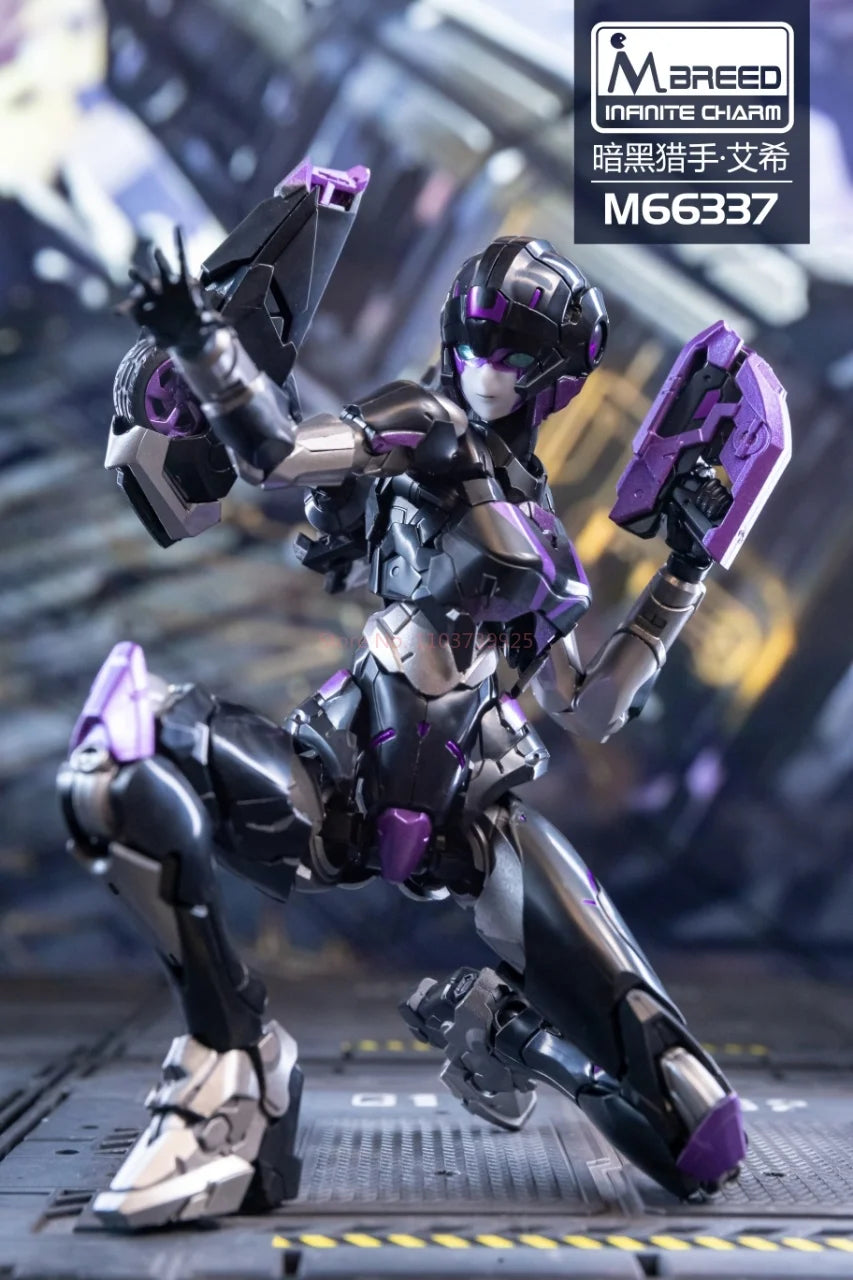 Трансформация Charmaine M Toys M66337 Darkened Skye Arcee Ko Riobot Модел за сглобяване на екшън фигурка с кутия Колекция играчки