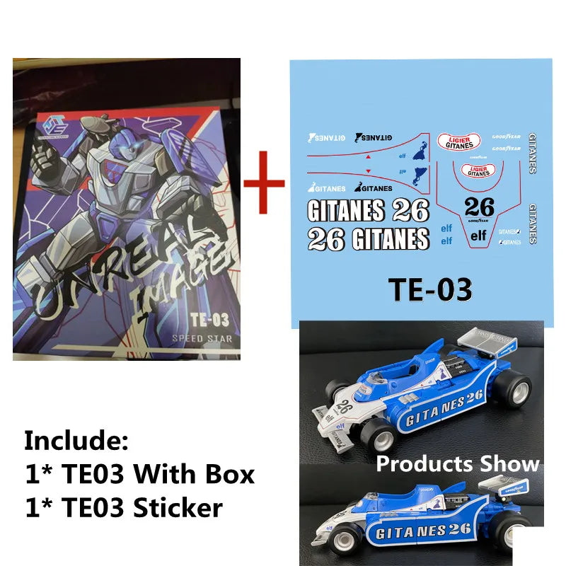 Transformation G1 Element TE03 TE-03 Version 2.0 MP F1 Mirage Action Figure In Stock With Box Sticker