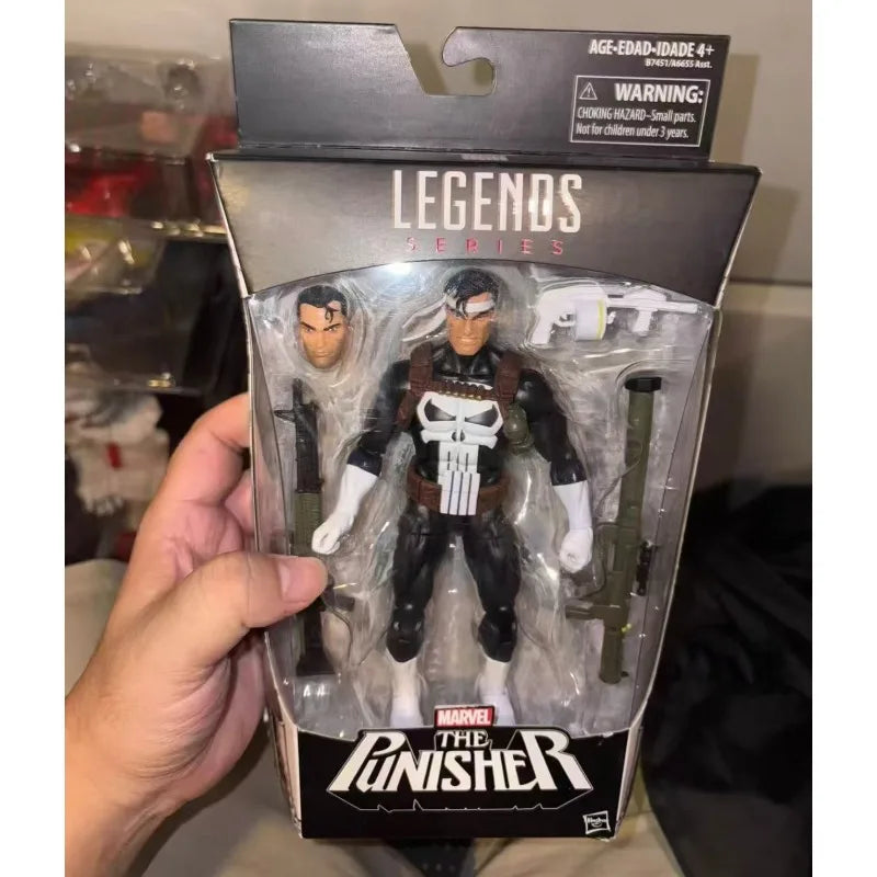 Original Hasbro Marvel Legends Series The PUNISHER Anime Figure Toy Collection Gift