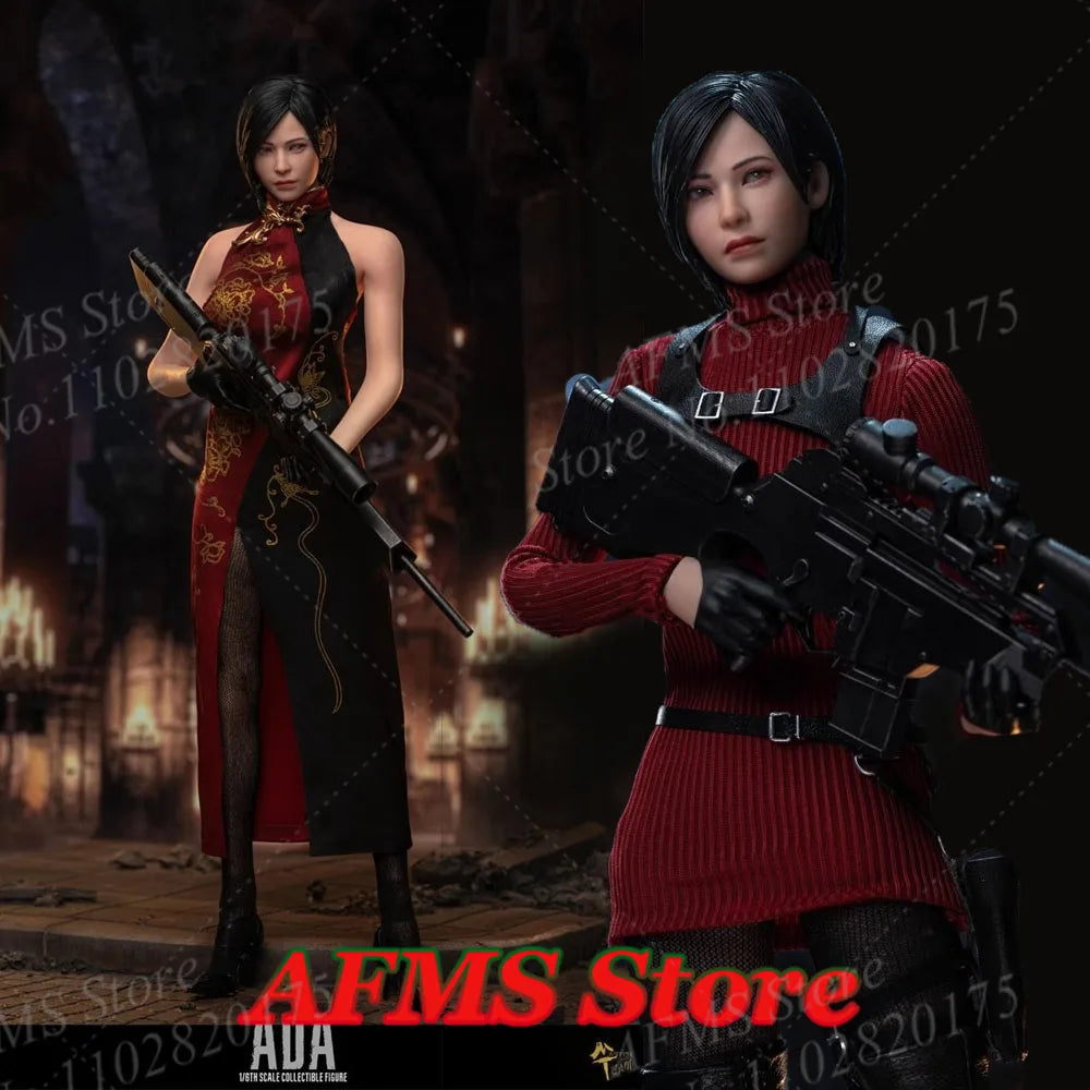 Master Team MTtoys018 1/6 Scale Collectibles Figure Ada Wong Double Head Movable Eyes cheongsam Ver 12inch Women Action Figure