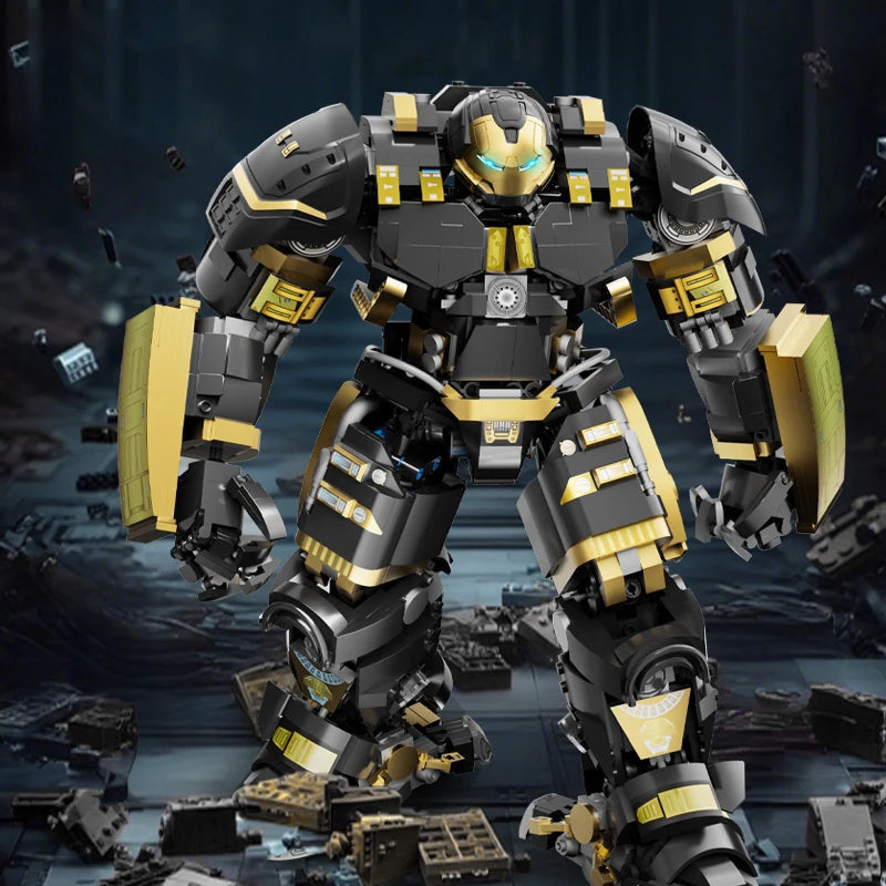 2300+pcs Black Hulk Buster Marvel Building Blocks Sets Iron Man Machine Toys Bricks Action Figures Model Gifts for Boys Adult